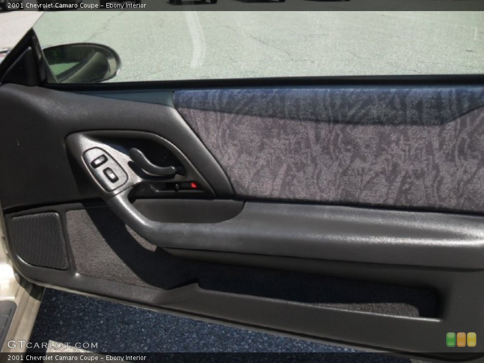 Ebony Interior Door Panel for the 2001 Chevrolet Camaro Coupe #54032374