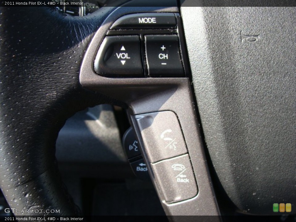Black Interior Controls for the 2011 Honda Pilot EX-L 4WD #54033206