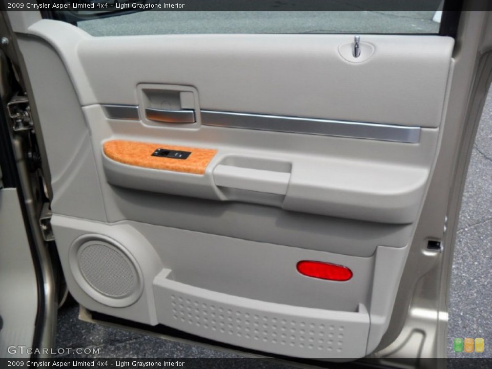 Light Graystone Interior Door Panel for the 2009 Chrysler Aspen Limited 4x4 #54033344