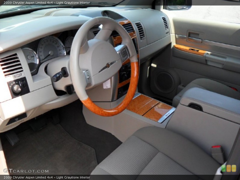 Light Graystone Interior Prime Interior for the 2009 Chrysler Aspen Limited 4x4 #54033376