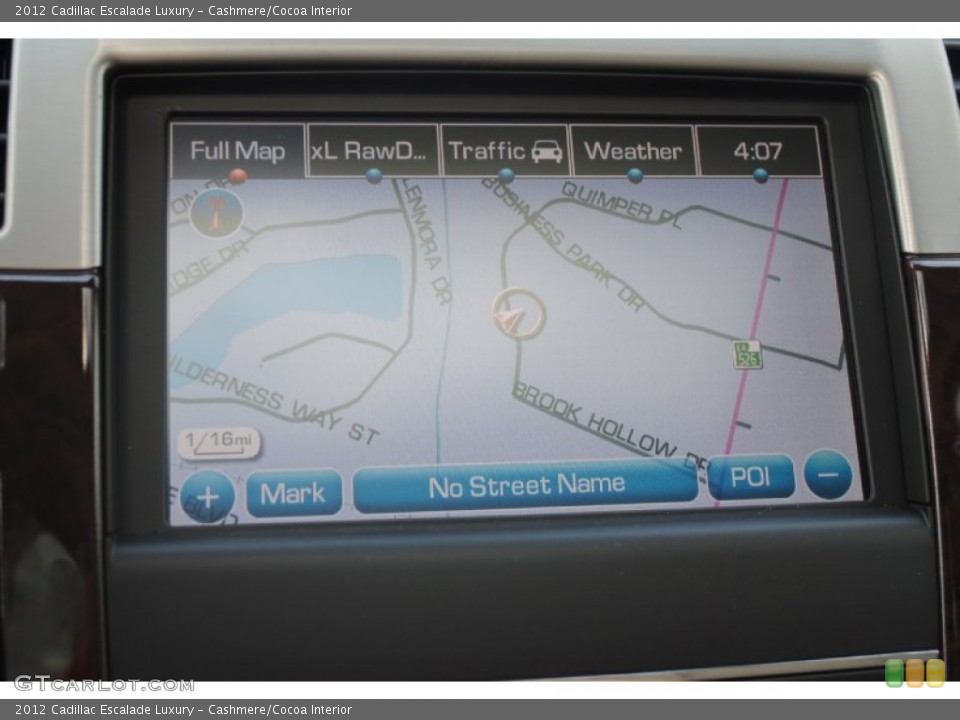 Cashmere/Cocoa Interior Navigation for the 2012 Cadillac Escalade Luxury #54033573