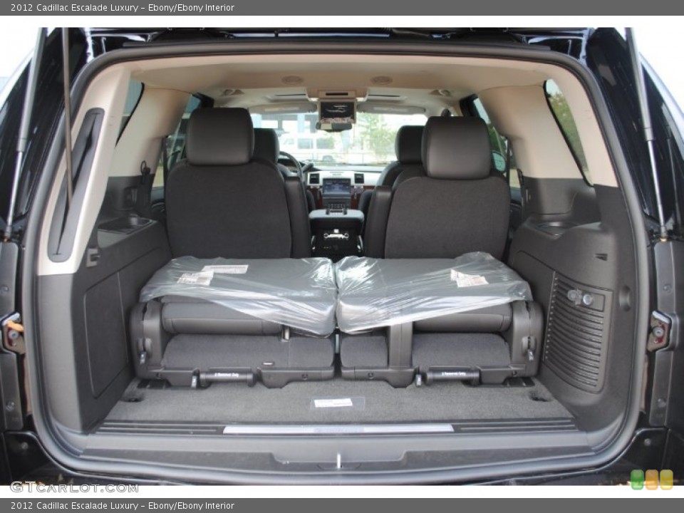 Ebony/Ebony Interior Trunk for the 2012 Cadillac Escalade Luxury #54033680