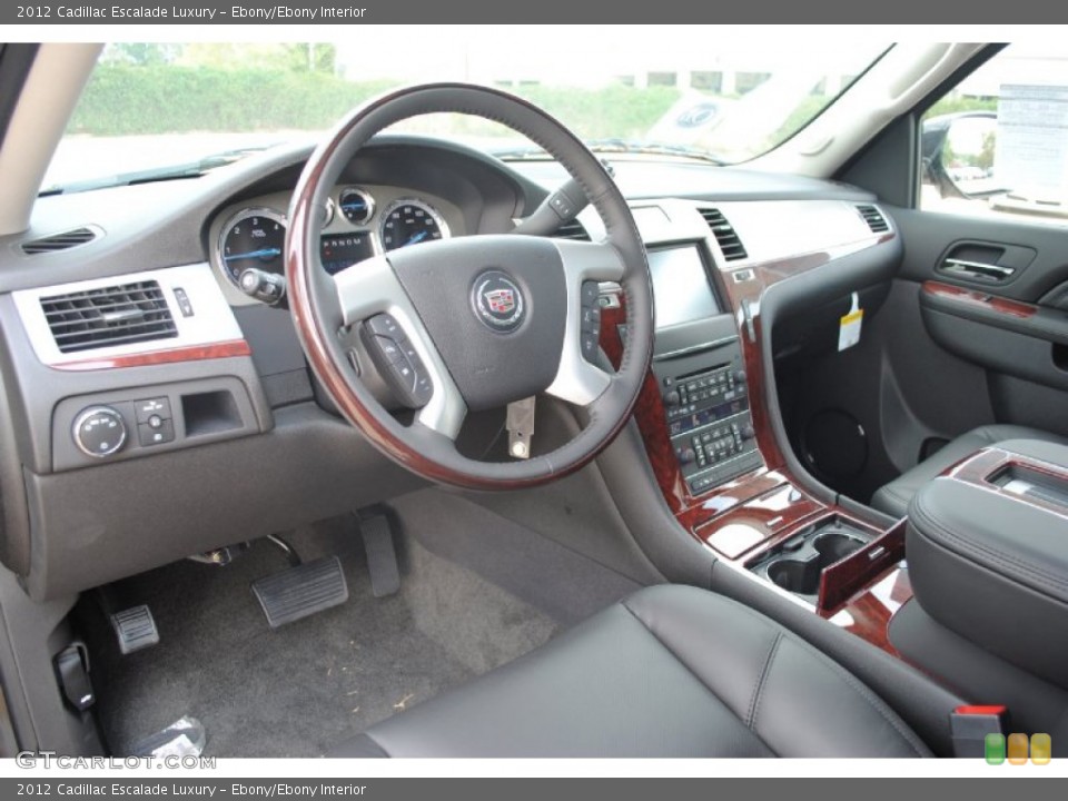 Ebony/Ebony Interior Prime Interior for the 2012 Cadillac Escalade Luxury #54033713