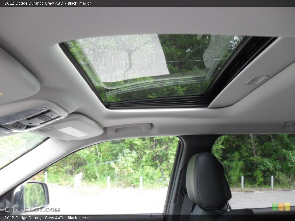 Black Interior Sunroof for the 2012 Dodge Durango Crew AWD #54034007