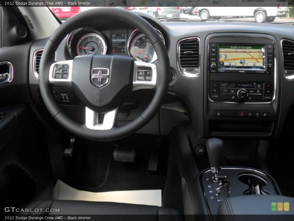 Black Interior Dashboard for the 2012 Dodge Durango Crew AWD #54034073