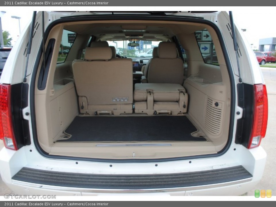 Cashmere/Cocoa Interior Trunk for the 2011 Cadillac Escalade ESV Luxury #54034121