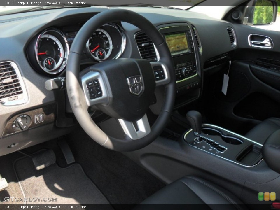 Black Interior Prime Interior for the 2012 Dodge Durango Crew AWD #54034169
