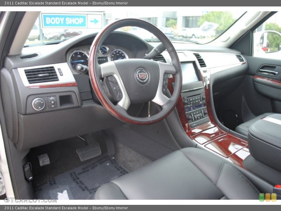 Ebony/Ebony Interior Prime Interior for the 2011 Cadillac Escalade  #54034697