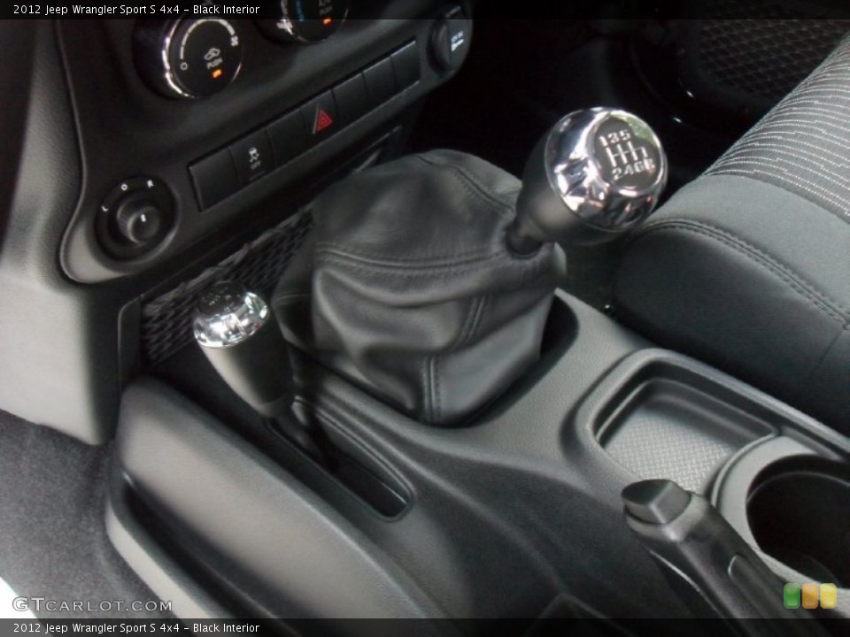 Black Interior Transmission for the 2012 Jeep Wrangler Sport S 4x4 #54034712