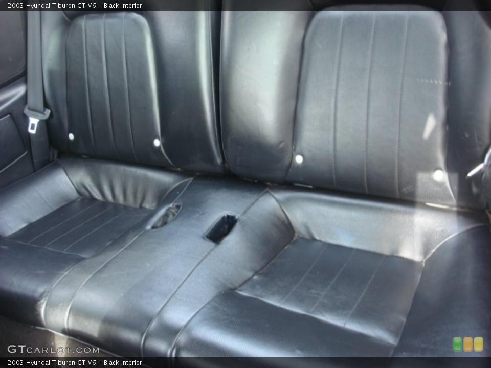 Black Interior Photo for the 2003 Hyundai Tiburon GT V6 #54034877