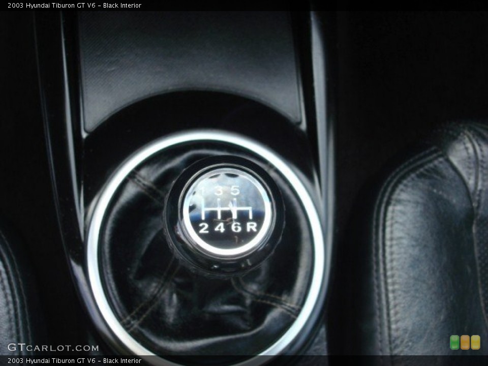 Black Interior Transmission for the 2003 Hyundai Tiburon GT V6 #54034910
