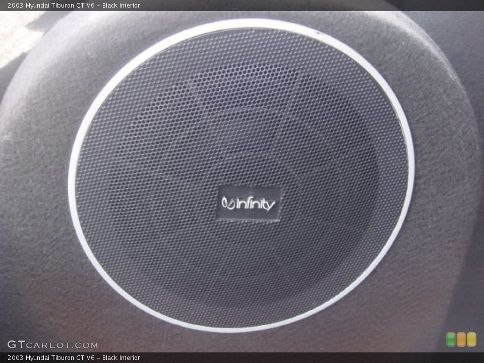 Black Interior Audio System for the 2003 Hyundai Tiburon GT V6 #54034966