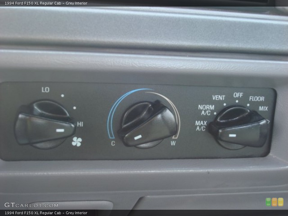 Grey Interior Controls for the 1994 Ford F150 XL Regular Cab #54035086