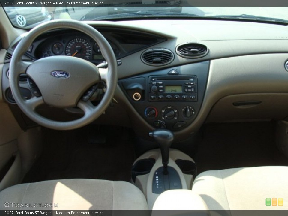 Medium Parchment Interior Dashboard for the 2002 Ford Focus SE Wagon #54037766