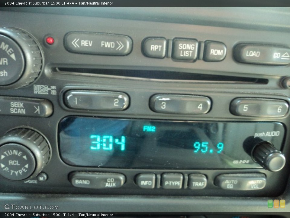 Tan/Neutral Interior Audio System for the 2004 Chevrolet Suburban 1500 LT 4x4 #54039112