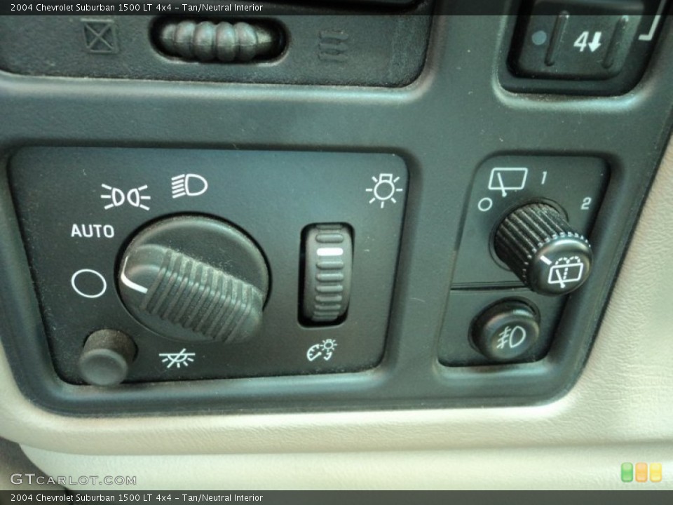 Tan/Neutral Interior Controls for the 2004 Chevrolet Suburban 1500 LT 4x4 #54039142