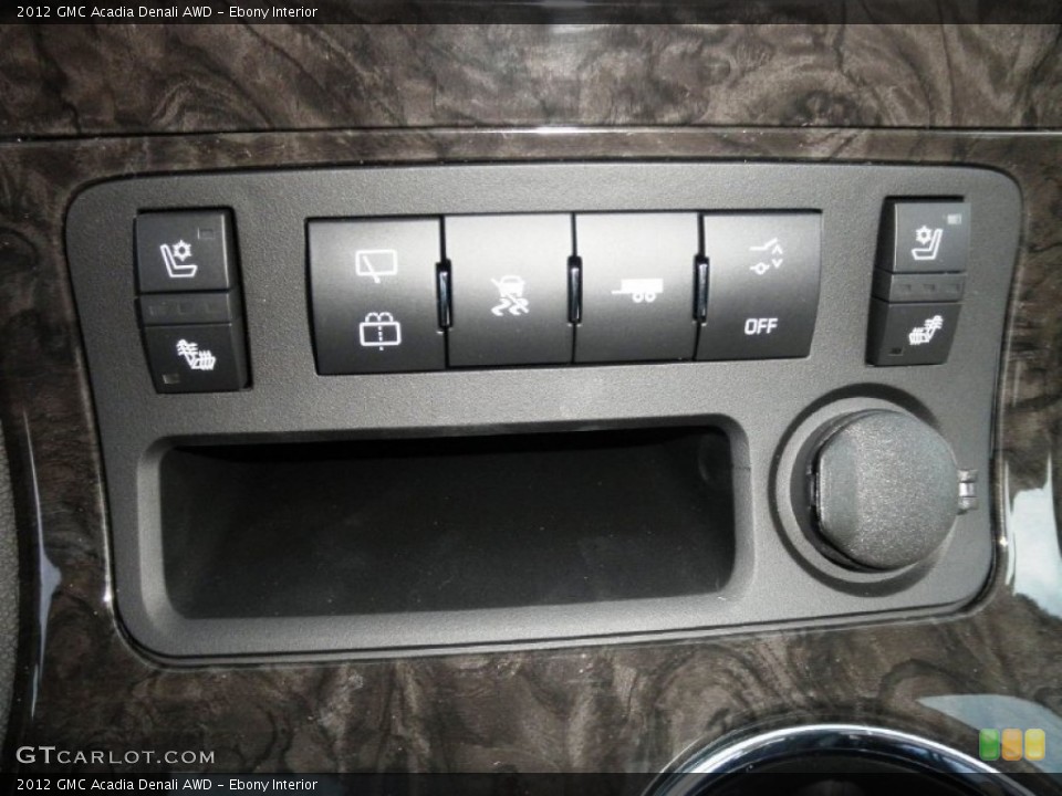 Ebony Interior Controls for the 2012 GMC Acadia Denali AWD #54040433