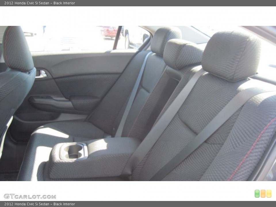 Black Interior Photo for the 2012 Honda Civic Si Sedan #54040655