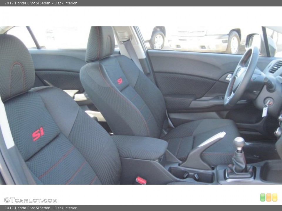 Black Interior Photo for the 2012 Honda Civic Si Sedan #54040697