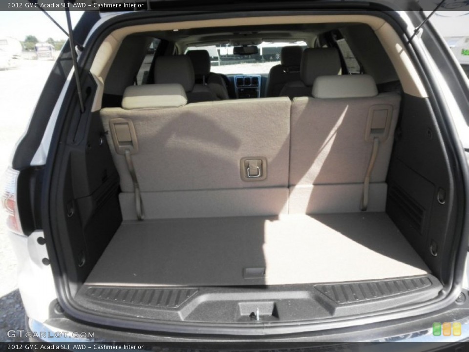 Cashmere Interior Trunk for the 2012 GMC Acadia SLT AWD #54040940