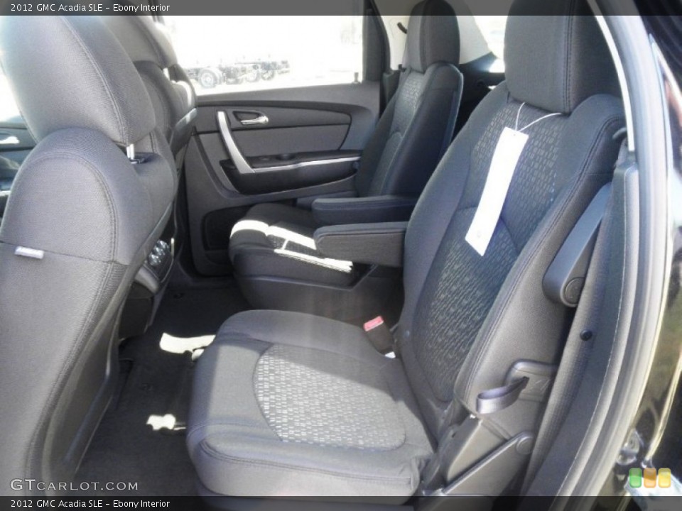 Ebony Interior Photo for the 2012 GMC Acadia SLE #54041129