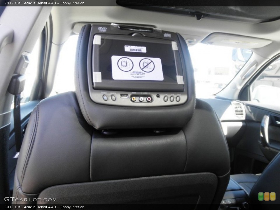 Ebony Interior Controls for the 2012 GMC Acadia Denali AWD #54041507