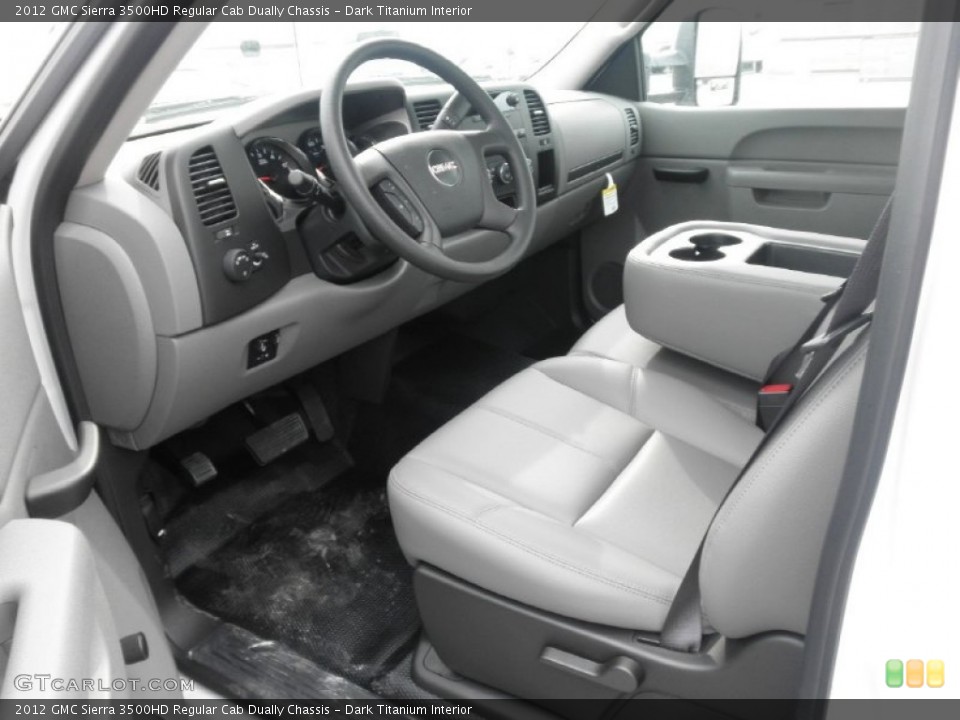 Dark Titanium Interior Photo for the 2012 GMC Sierra 3500HD Regular Cab Dually Chassis #54042083