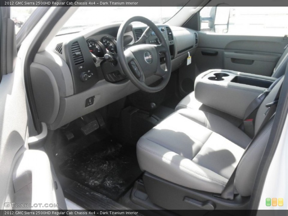Dark Titanium Interior Photo for the 2012 GMC Sierra 2500HD Regular Cab Chassis 4x4 #54042446
