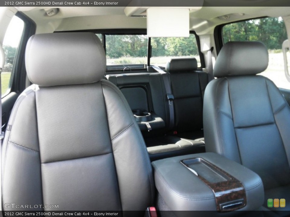 Ebony Interior Photo for the 2012 GMC Sierra 2500HD Denali Crew Cab 4x4 #54043493