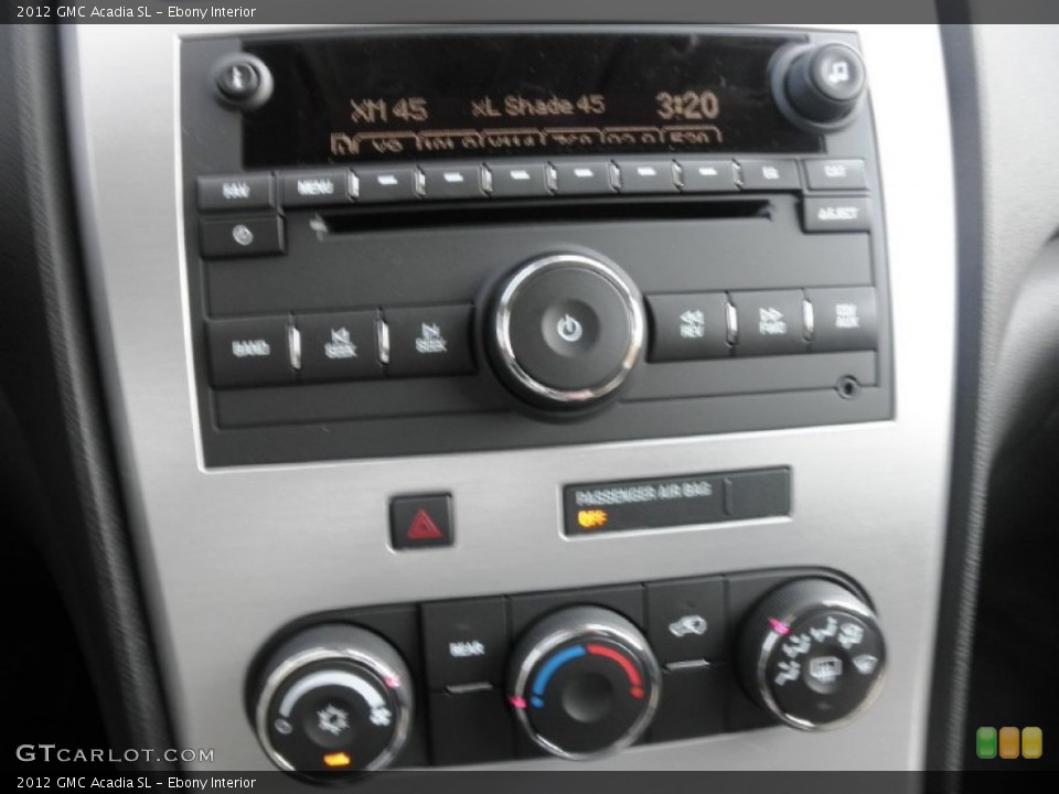 Ebony Interior Audio System for the 2012 GMC Acadia SL #54044288