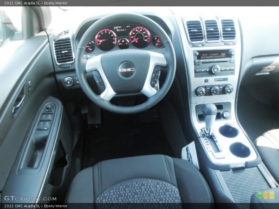 Ebony Interior Dashboard for the 2012 GMC Acadia SL #54044330