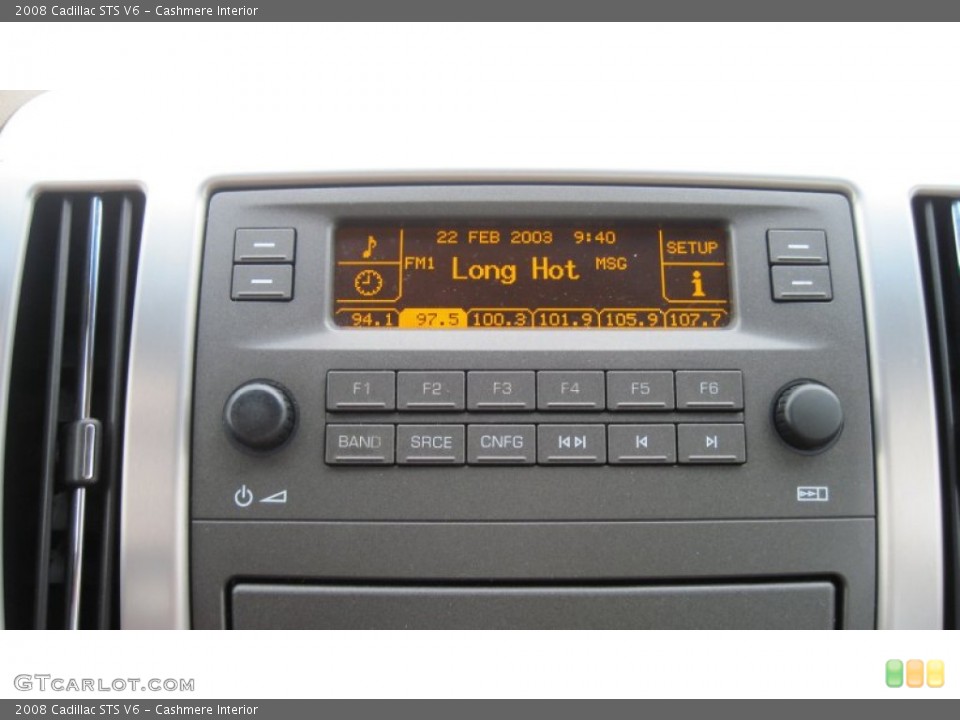 Cashmere Interior Audio System for the 2008 Cadillac STS V6 #54044480