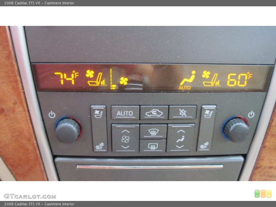 Cashmere Interior Controls for the 2008 Cadillac STS V6 #54044489
