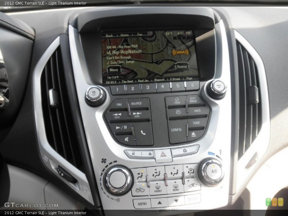 Light Titanium Interior Controls for the 2012 GMC Terrain SLE #54044720
