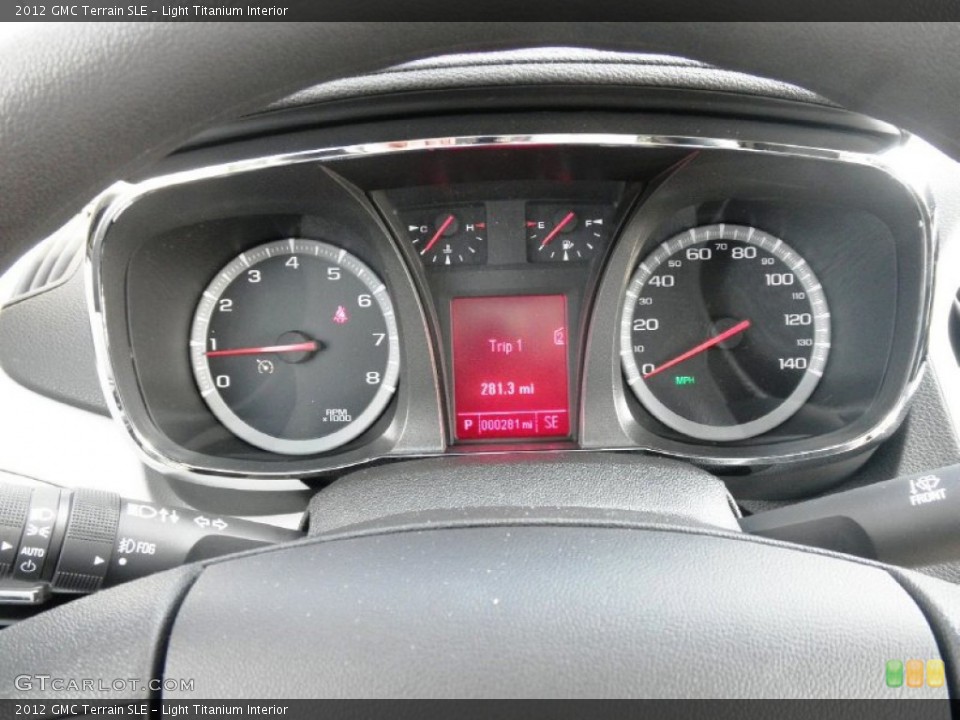 Light Titanium Interior Gauges for the 2012 GMC Terrain SLE #54044748