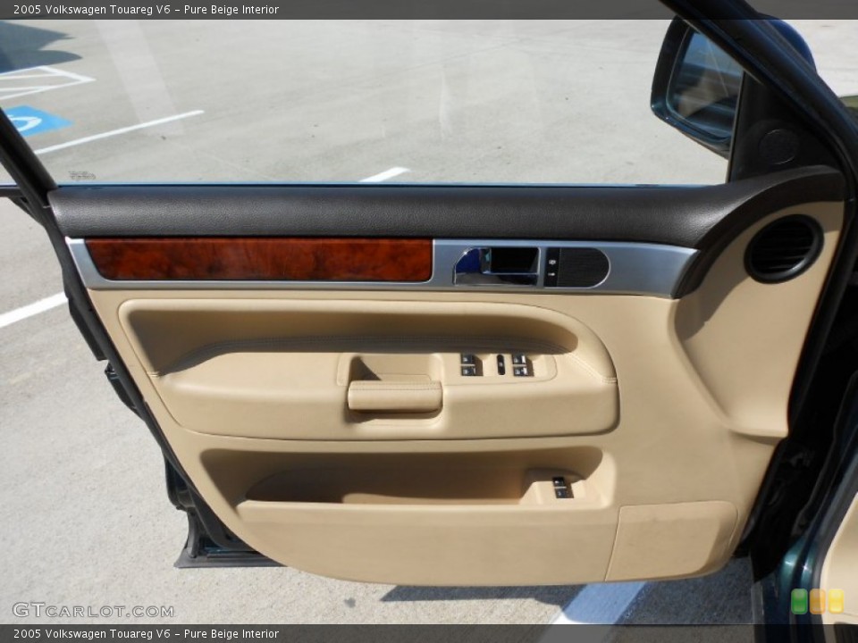 Pure Beige Interior Door Panel for the 2005 Volkswagen Touareg V6 #54048245