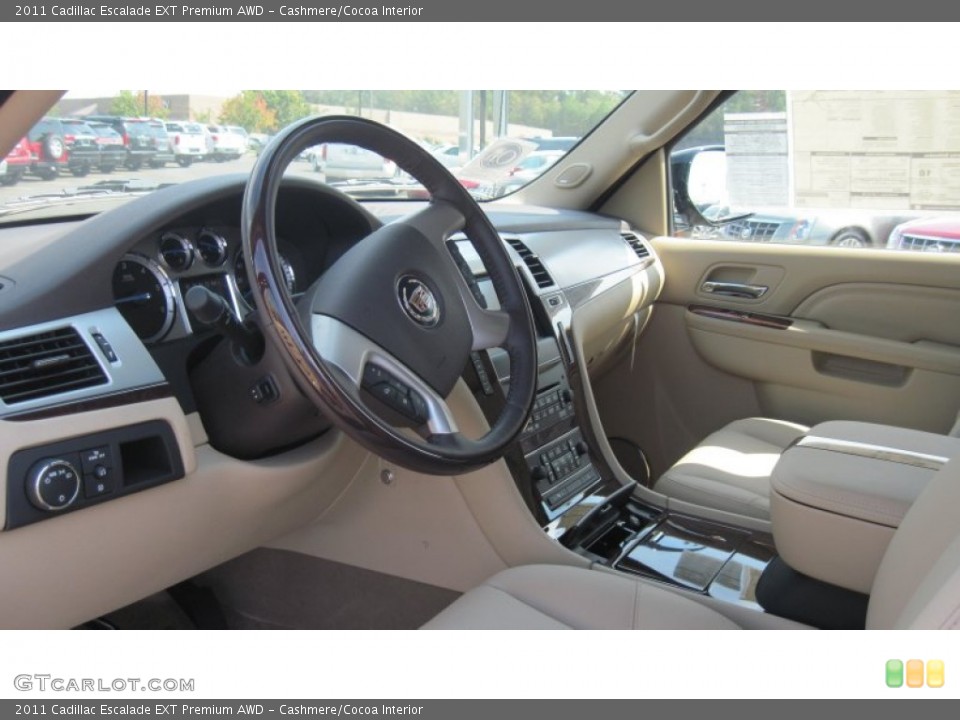 Cashmere/Cocoa Interior Dashboard for the 2011 Cadillac Escalade EXT Premium AWD #54049172