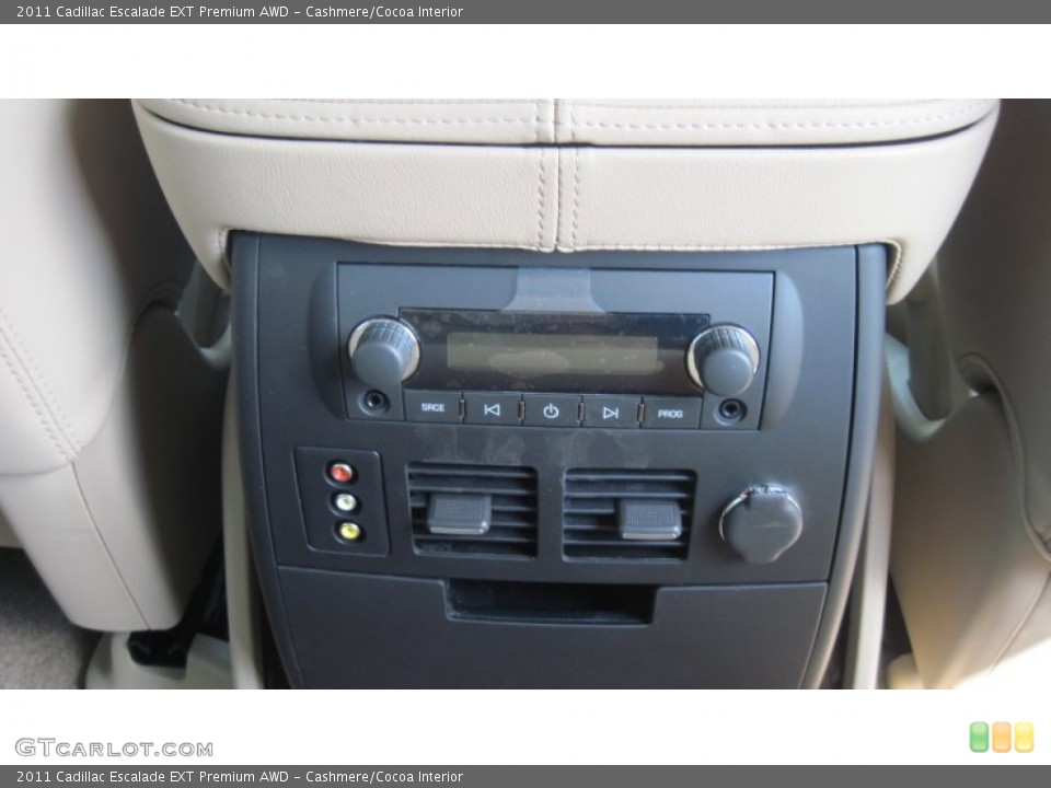 Cashmere/Cocoa Interior Controls for the 2011 Cadillac Escalade EXT Premium AWD #54049242