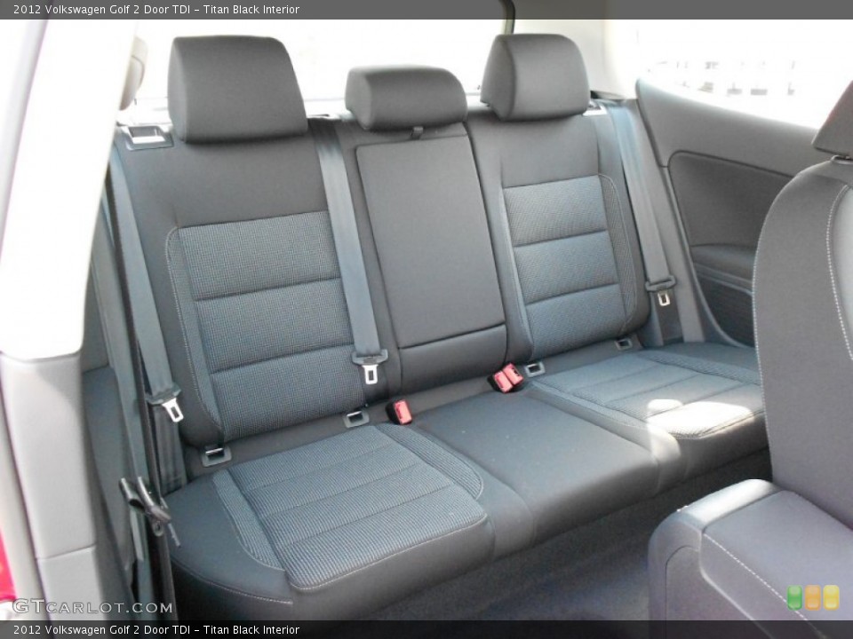 Titan Black Interior Photo for the 2012 Volkswagen Golf 2 Door TDI #54049955