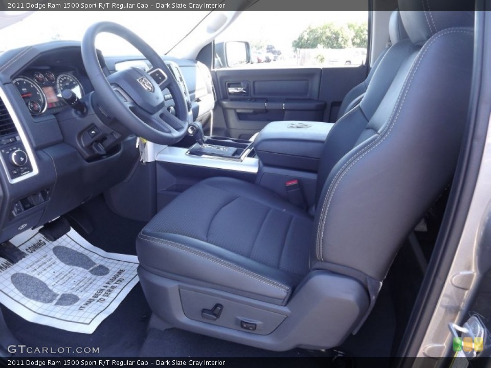 Dark Slate Gray Interior Photo for the 2011 Dodge Ram 1500 Sport R/T Regular Cab #54052772