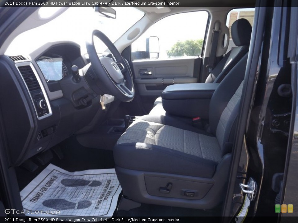 Dark Slate/Medium Graystone Interior Photo for the 2011 Dodge Ram 2500 HD Power Wagon Crew Cab 4x4 #54052928