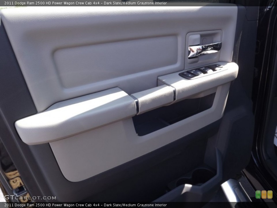 Dark Slate/Medium Graystone Interior Door Panel for the 2011 Dodge Ram 2500 HD Power Wagon Crew Cab 4x4 #54052937