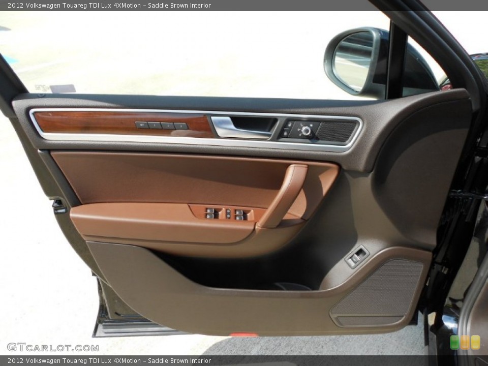 Saddle Brown Interior Door Panel for the 2012 Volkswagen Touareg TDI Lux 4XMotion #54053414