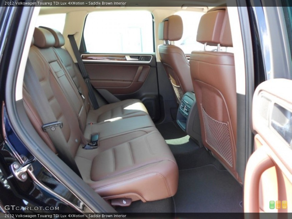 Saddle Brown Interior Photo for the 2012 Volkswagen Touareg TDI Lux 4XMotion #54053451