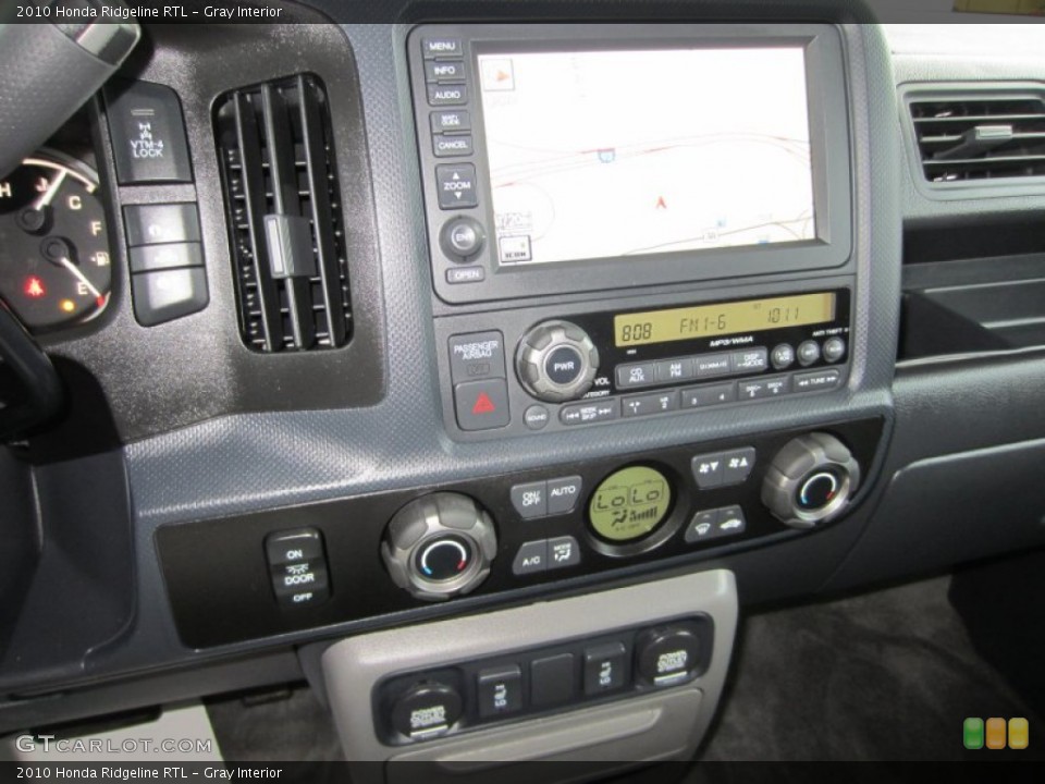 Gray Interior Controls for the 2010 Honda Ridgeline RTL #54056606