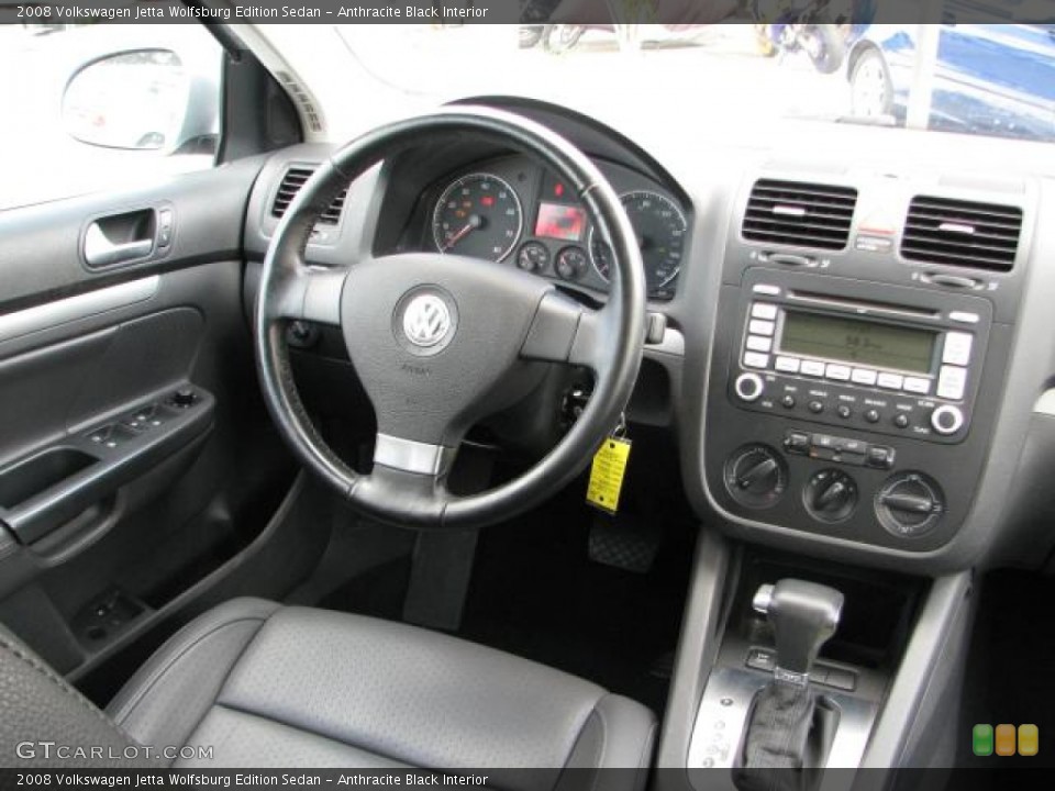Anthracite Black Interior Photo for the 2008 Volkswagen Jetta Wolfsburg Edition Sedan #54056618