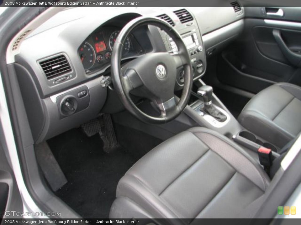 Anthracite Black Interior Photo for the 2008 Volkswagen Jetta Wolfsburg Edition Sedan #54056654