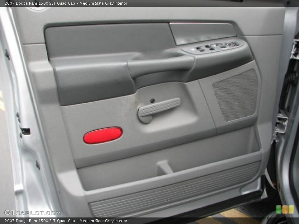 Medium Slate Gray Interior Door Panel for the 2007 Dodge Ram 1500 SLT Quad Cab #54057746
