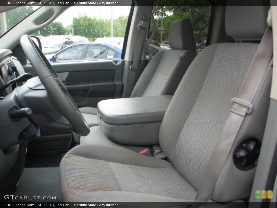 Medium Slate Gray Interior Photo for the 2007 Dodge Ram 1500 SLT Quad Cab #54057755