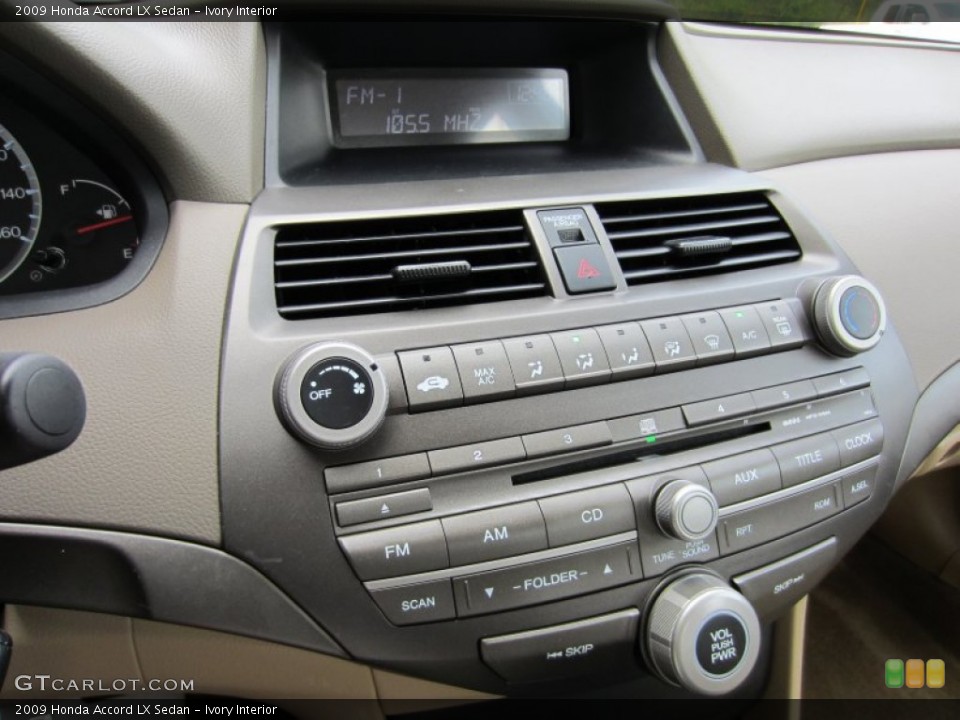Ivory Interior Controls for the 2009 Honda Accord LX Sedan #54057781